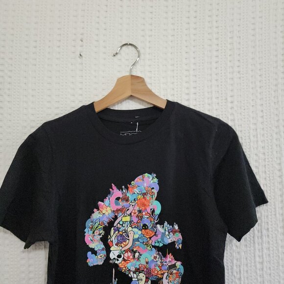 Meow Wolf Neon Black Graphic Crewneck Shirt Size X-Small Women's - Picture 5 of 10